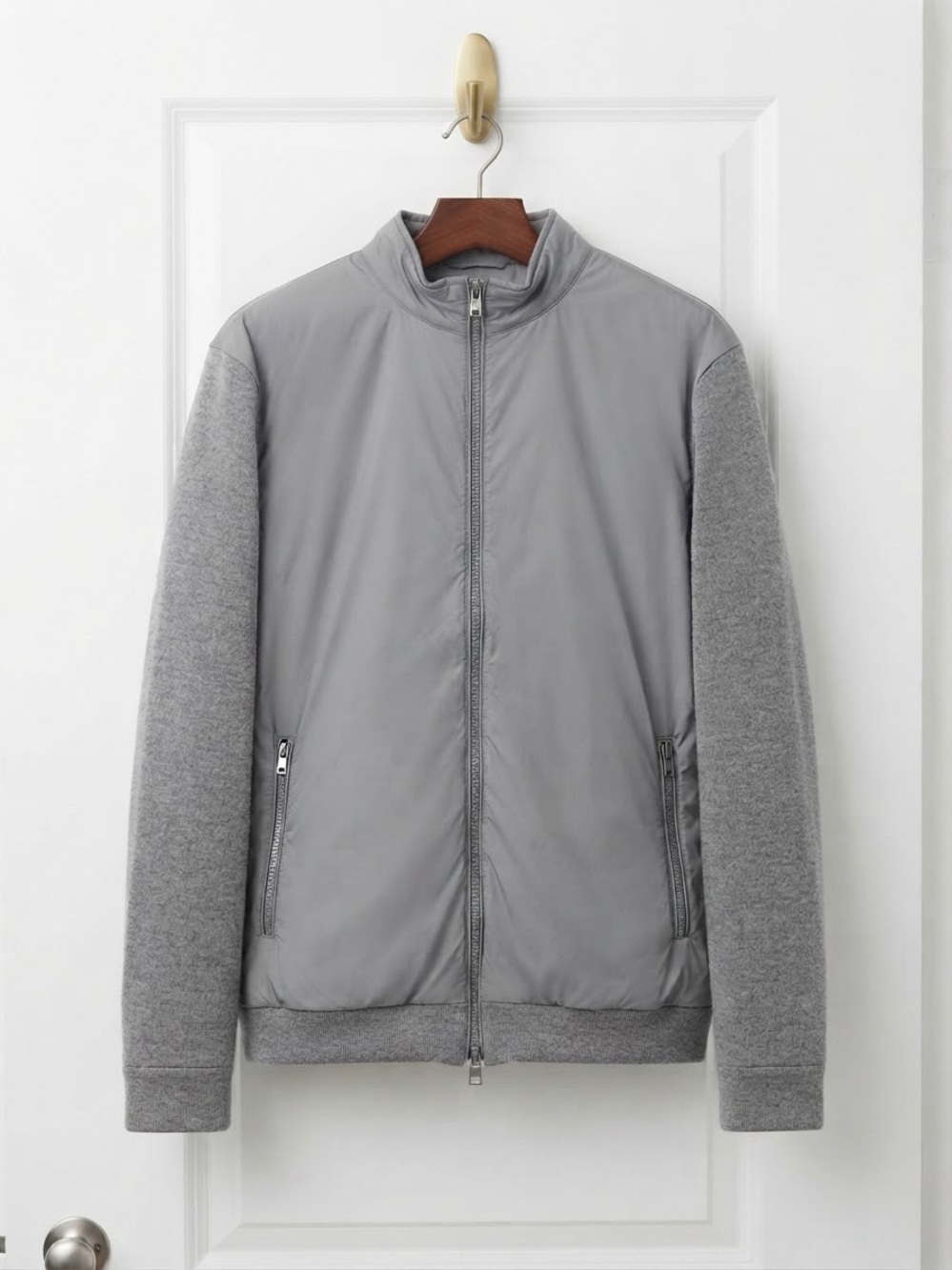 Peter Millar Crown Crafted Holdridge Hybrid Jacket Gray Men’s L Fits M $475